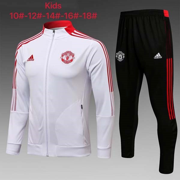 Bambino Giacca Manchester United 2022 Bianco Nero